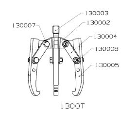 EXTRACTOR FORZA 3 PATAS 55X70